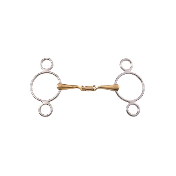 Mors Pessoa 3 Anillas con Doble Articulación 16 mm Umbria Equitazione Mors Pessoa 3 Anillas con Doble Articulación 16 mm Umbria Equitazione