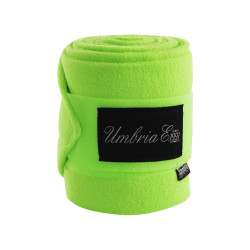 Vendajes de descanso de forro polar por 4 Umbria Equitazione Limón Amarillo