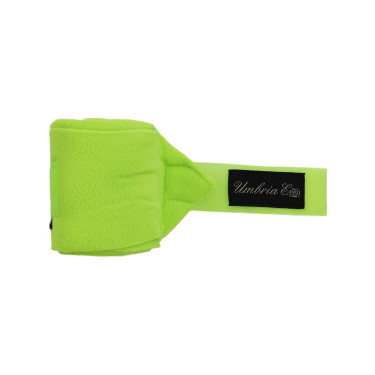 Vendajes de descanso de forro polar por 4 Umbria Equitazione Limón Amarillo