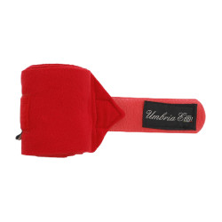 Vendajes de descanso de forro polar por 4 Umbria Equitazione Roja Rojo