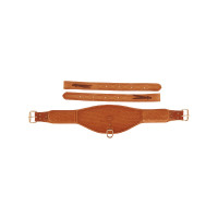 Cinch Trasero Western de Cuero con Grabado de Cesta Pool's Natural Marrón Cinch Trasero Western de Cuero con Grabado de Cesta Pool's Natural Marrón