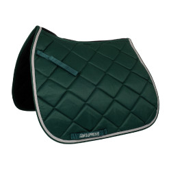 Manta de Montura de Doma Acolchada Supreme Verde cazador / gris claro Manta de Montura de Doma Acolchada Supreme Verde cazador / gris claro
