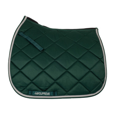 Manta de Montura de Doma Acolchada Supreme Verde cazador / gris claro Manta de Montura de Doma Acolchada Supreme Verde cazador / gris claro