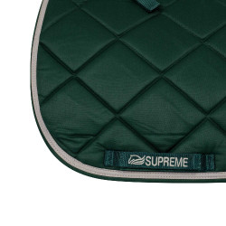 Manta de Montura de Doma Acolchada Supreme Verde cazador / gris claro Manta de Montura de Doma Acolchada Supreme Verde cazador / gris claro