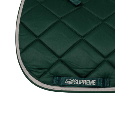 Manta de Montura de Doma Acolchada Supreme Verde cazador / gris claro Manta de Montura de Doma Acolchada Supreme Verde cazador / gris claro