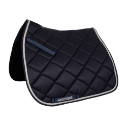 Manta de Montura de Doma Acolchada Supreme Marino / gris claro Azul