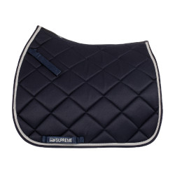 Manta de Montura de Doma Acolchada Supreme Marino / gris claro Azul