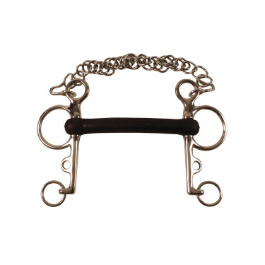 Mors Pelham de Goma Flex Umbria Equitazione