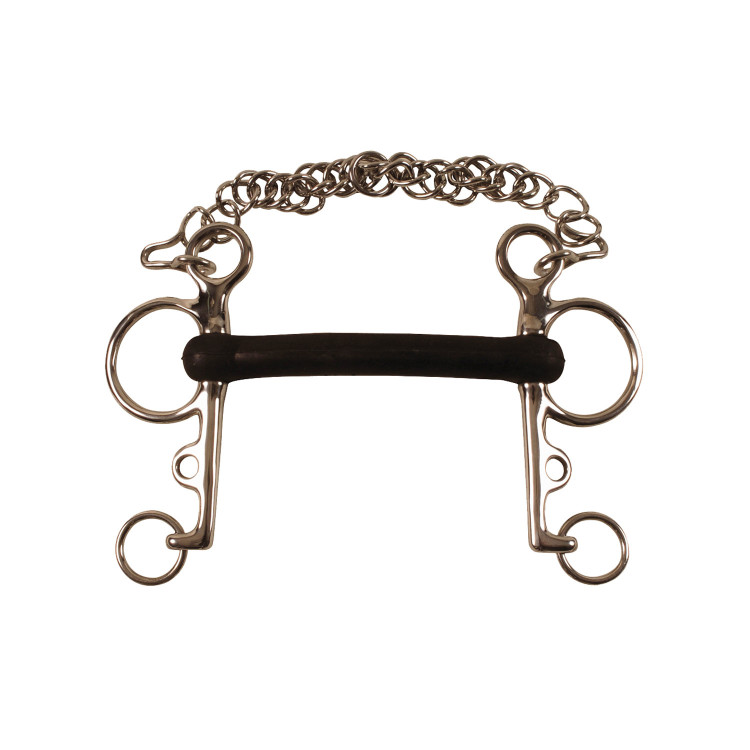Mors Pelham de Goma Flex Umbria Equitazione