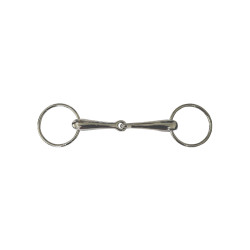 Morsillo de anillas entero de hierro Umbria Equitazione