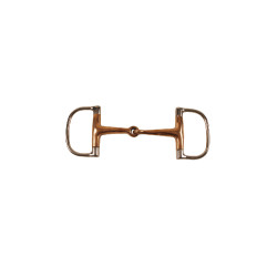 Mors D Ring Lleno con Embocadura de Cobre Umbria Equitazione