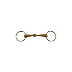 Muserola de anillos maciza de cobre alemán Umbria Equitación