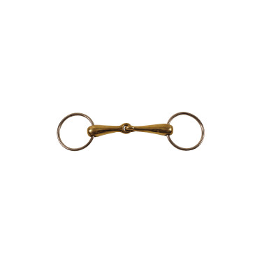 Muserola de anillos maciza de cobre alemán Umbria Equitación