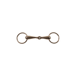 Mors Poney con Anillas Lleno de Acero Inoxidable Umbria Equitazione