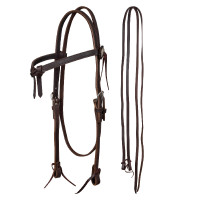 Brida Lakota Pro con Costura Lakota Castaño Marr&amp;oacute;n