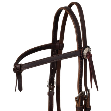 Brida Lakota Pro con Costura Lakota Castaño Marr&amp;oacute;n