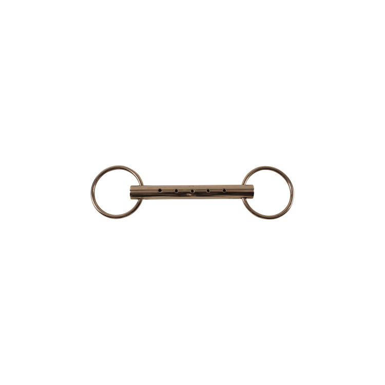 Mors completo con anillas de acero inoxidable transpirable Umbria Equitazione Mors completo con anillas de acero inoxidable transpirable Umbria Equitazione