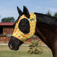 Máscara Antimoscas de Lycra con Cubre-Orejas Pro-Tech Emoticono Motifs