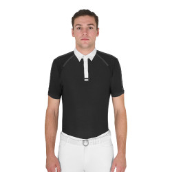 Polo de concurso Hombre Mangas Cortas con Botones Equestro Polo de concurso Hombre Mangas Cortas con Botones Equestro