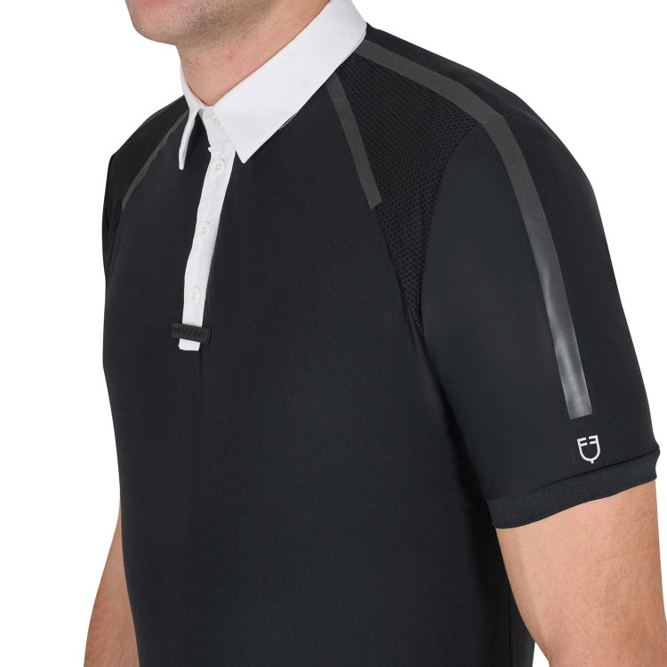 Polo de concurso Hombre Mangas Cortas con Botones Equestro Polo de concurso Hombre Mangas Cortas con Botones Equestro