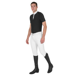Polo de concurso Hombre Mangas Cortas con Botones Equestro Polo de concurso Hombre Mangas Cortas con Botones Equestro
