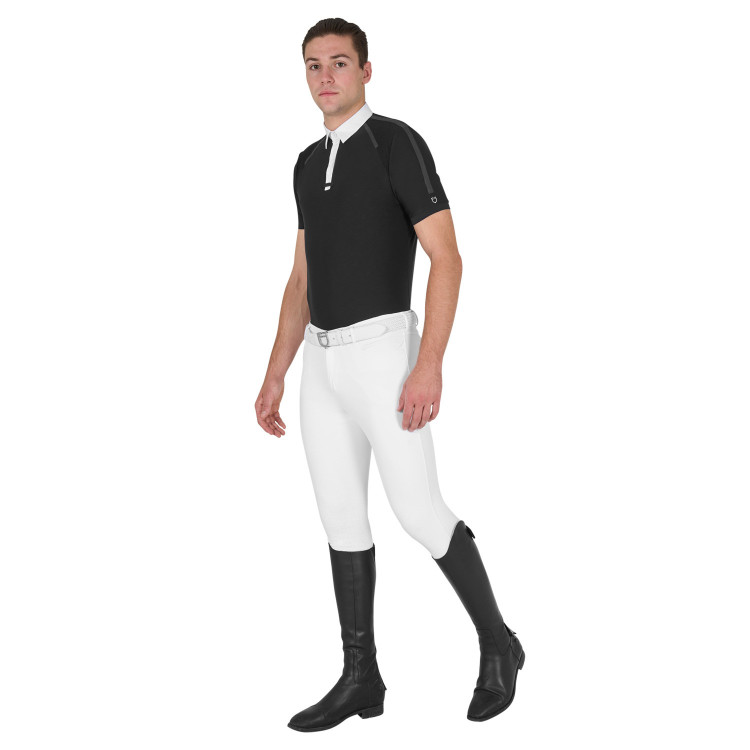 Polo de concurso Hombre Mangas Cortas con Botones Equestro Polo de concurso Hombre Mangas Cortas con Botones Equestro