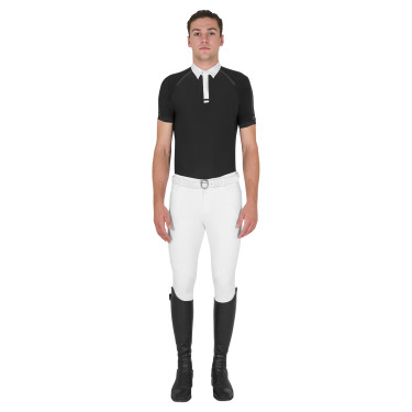 Polo de concurso Hombre Mangas Cortas con Botones Equestro Polo de concurso Hombre Mangas Cortas con Botones Equestro