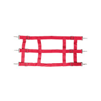 Puerta de Box de Nailon Umbria Equitazione Roja Rojo Puerta de Box de Nailon Umbria Equitazione Roja Rojo