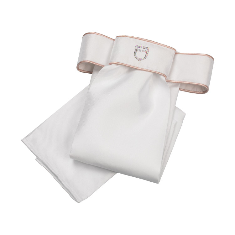 Corbata de doma con logotipo de strass Equestro