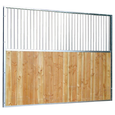 TABIQUE FIJO DE BOX CON REJA / MADERA DE DOUGLAS