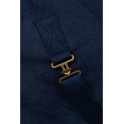 Alfombra polar Horze Lincoln con cuello de piel Marino Azul marino