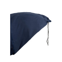 Alfombra polar Horze Lincoln con cuello de piel Marino Azul marino