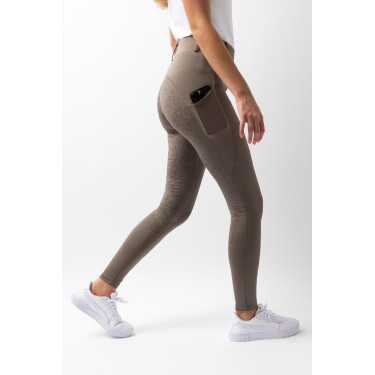 Leggings de agarre integral Horze Dea para mujer Marrón colmenilla Marrón Leggings de agarre integral Horze Dea para mujer Marrón colmenilla Marrón