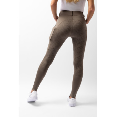 Leggings de agarre integral Horze Dea para mujer Marrón colmenilla Marrón Leggings de agarre integral Horze Dea para mujer Marrón colmenilla Marrón