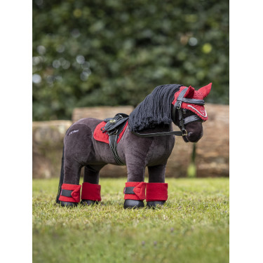 Alfombrilla de silla para juguete Mini Poni LeMieux Chile Rojo
