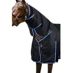 Manta de Exterior Ligero con CubreCuello Glasgow Horze Azul oscuro