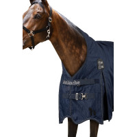 Manta de media temporada Avalanche Pro Horze Supreme Gris acero