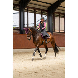 Chaleco largo acolchado sin mangas Gem B Vertigo Belleza negra Negro