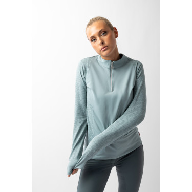 Camiseta térmica de entrenamiento Isadora B Vertigo Verde salvia