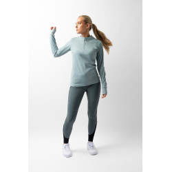 Camiseta térmica de entrenamiento Isadora B Vertigo Verde salvia