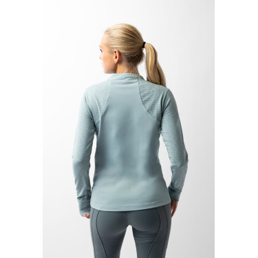 Camiseta térmica de entrenamiento Isadora B Vertigo Verde salvia