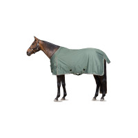 Manta de exterior Glasgow con forro polar y elementos reflectantes Horze Rocío marino