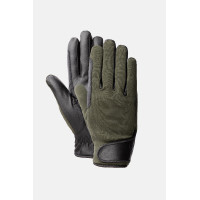 Guantes de equitación para todas las estaciones Young Rider Perla Horze Fudge / marrón burdeos