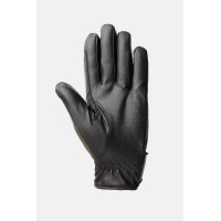 Guantes de equitación para todas las estaciones Young Rider Perla Horze Fudge / marrón burdeos