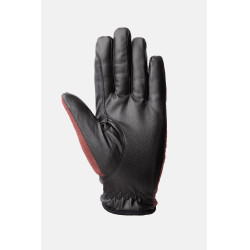 Guantes de equitación para todas las estaciones Jimena Horze Marrón burdeos Guantes de equitación para todas las estaciones Jimena Horze Marrón burdeos