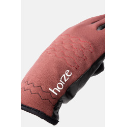 Guantes de equitación para todas las estaciones Jimena Horze Marrón burdeos Guantes de equitación para todas las estaciones Jimena Horze Marrón burdeos