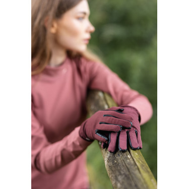 Guantes de equitación para todas las estaciones Jimena Horze Guantes de equitación para todas las estaciones Jimena Horze