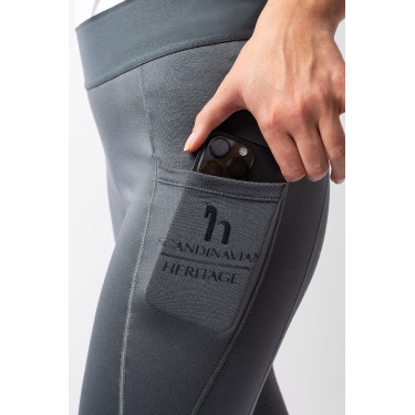 Legging Horze Maia con grip integral para mujer con bolsillo para teléfono Legging Horze Maia con grip integral para mujer con bolsillo para teléfono