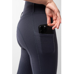 Leggings de media temporada Serena con grip integral Horze Tinta marina Azul marino