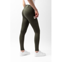 Leggings de talle alto Young Rider Aya para mujer Horze Kambada / dragón verde oscuro Kaki Leggings de talle alto Young Rider Aya para mujer Horze Kambada / dragón verde oscuro Kaki